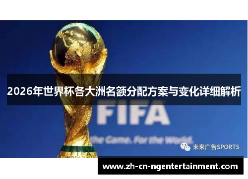 2026年世界杯各大洲名额分配方案与变化详细解析